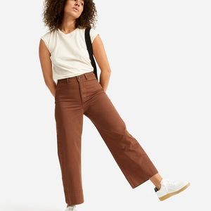 🌿Everlane Lightweight Wide Leg Crop Chinos